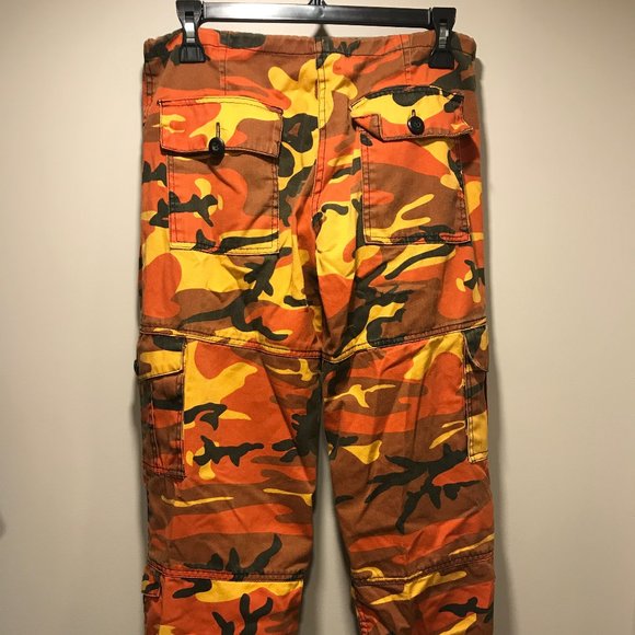 Rothco camouflage orange cargo pants - Picture 4 of 7